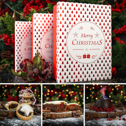 3 Pack Merry Christmas Gift Box and Products Set